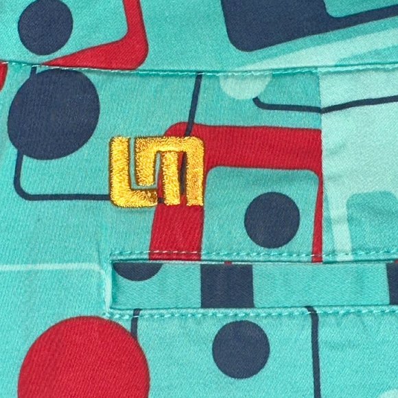 Loudmouth Ladies Golf Skort 8 Track‎ Print Size 6 - Picture 3 of 11
